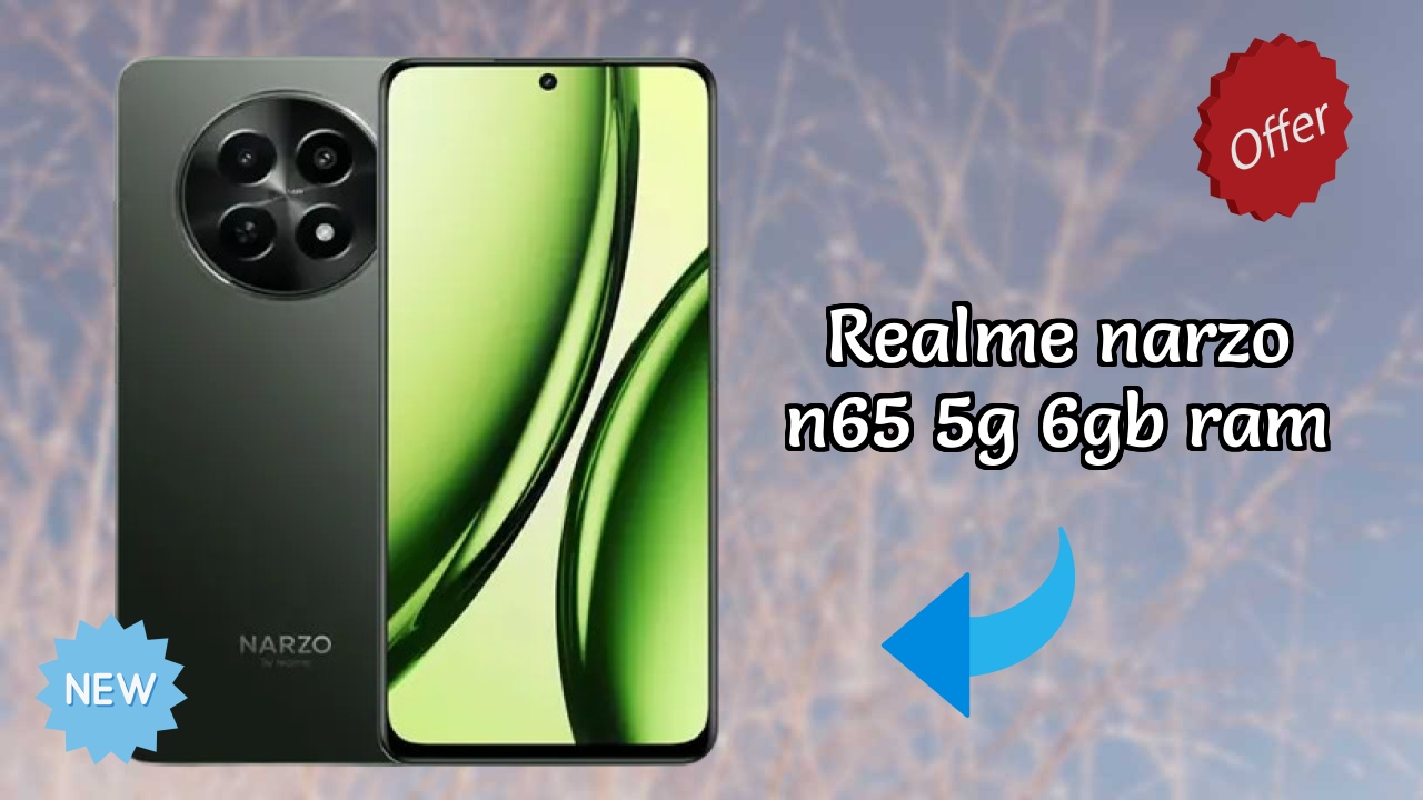 Realme Narzo N65 5G 6GB RAM Display Quality: IPS LCD Explained