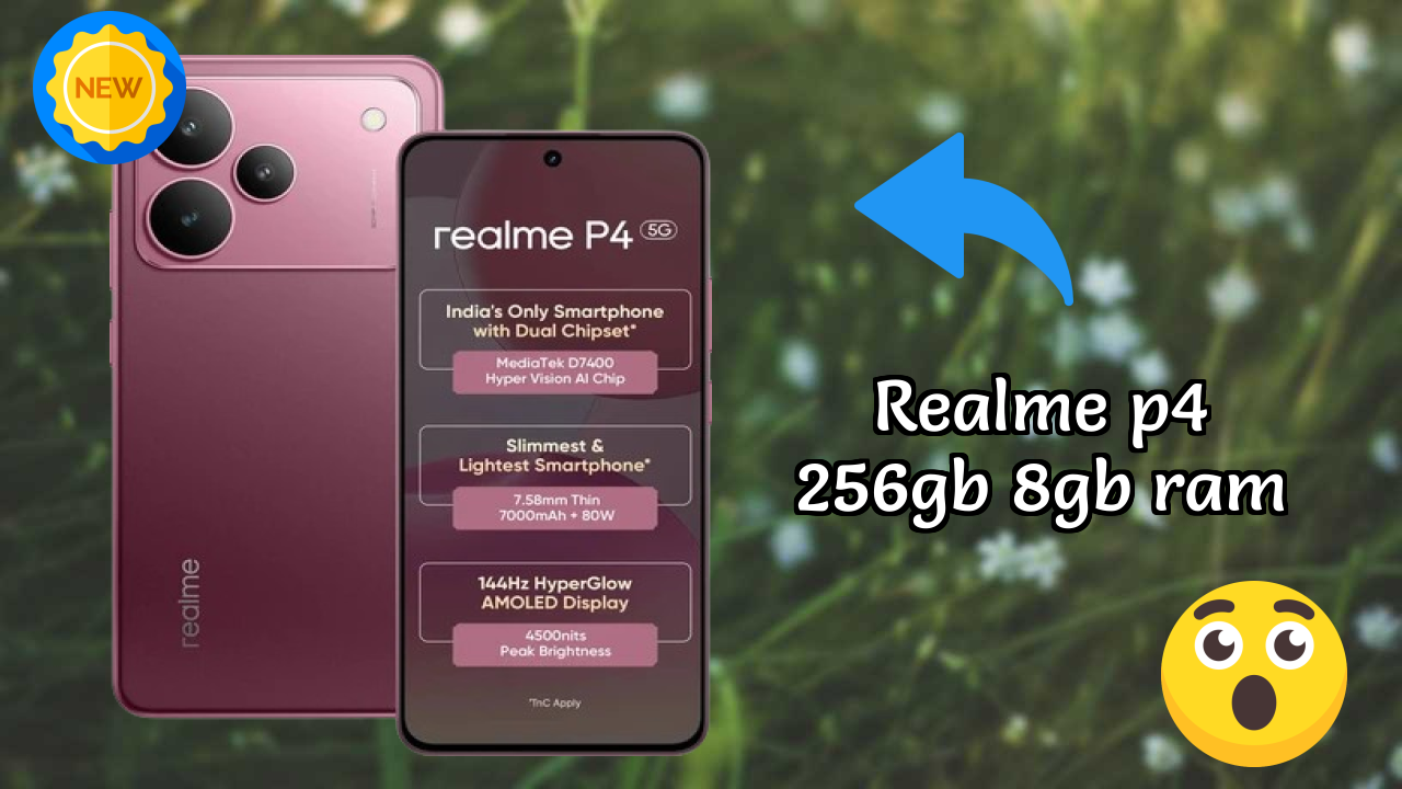 Realme P4 256GB 8GB RAM at ₹20,499 - Best Deal Available Now