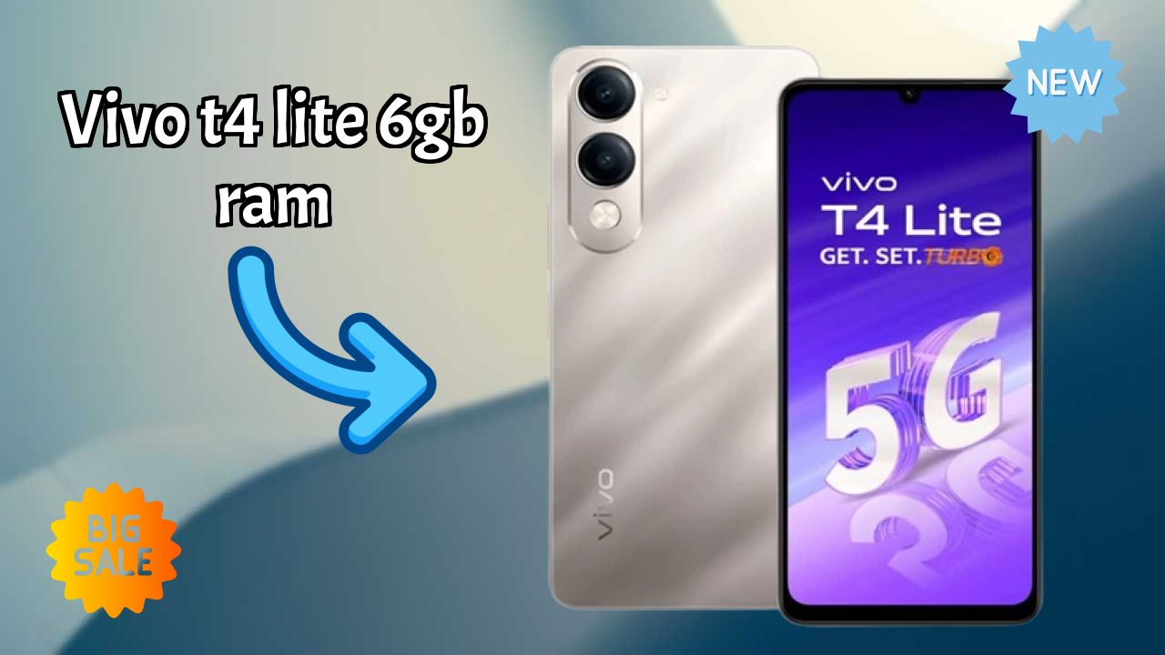 Vivo T4 Lite 6GB RAM Test: 6 GB RAM Handles Gaming Well?